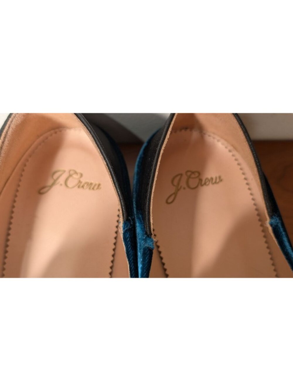 NEW J. Crew Convertible Smoking Slipper in Deep Sea, Women's Size 8/EU 38.5 - Picture 10 of 14